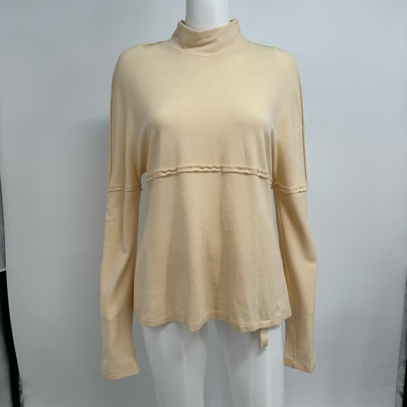 KRIZIA JEANS Blouse Top Women’s 10 ELEGANT STYLISH TURTLENECK - Picture 1 of 10